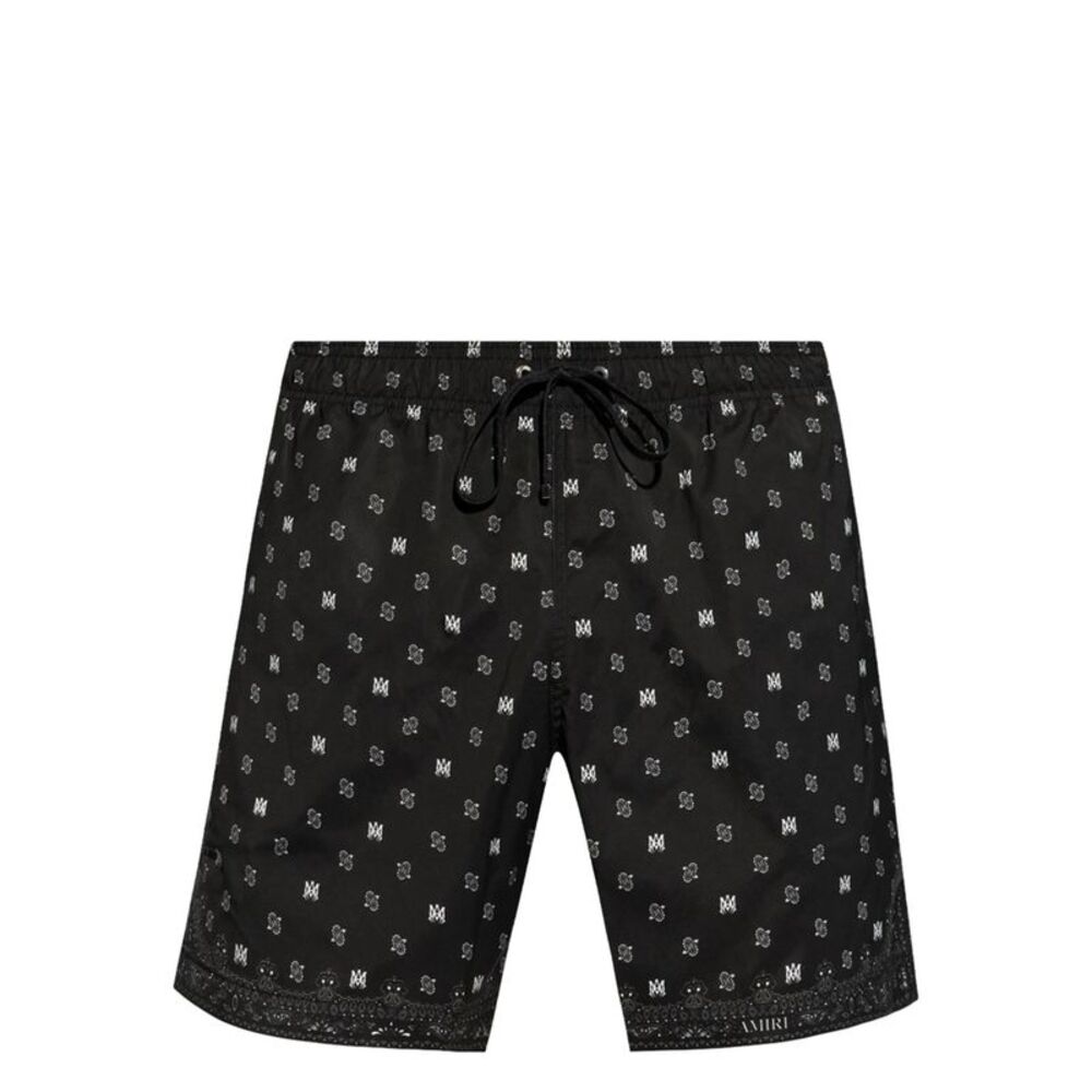 Amiri Black Beachwear - Swim Shorts Men
